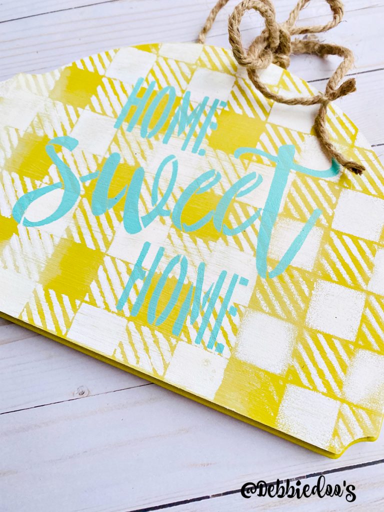 EASY DIY Home Sweet Home Sign