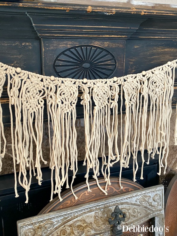 Farmhermian eclectic mantel boho swag