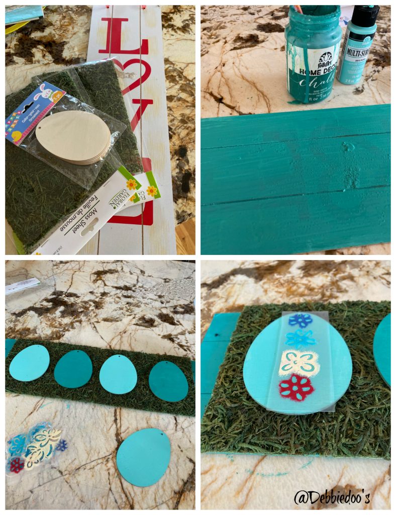 Spring crafting with Dollar tree