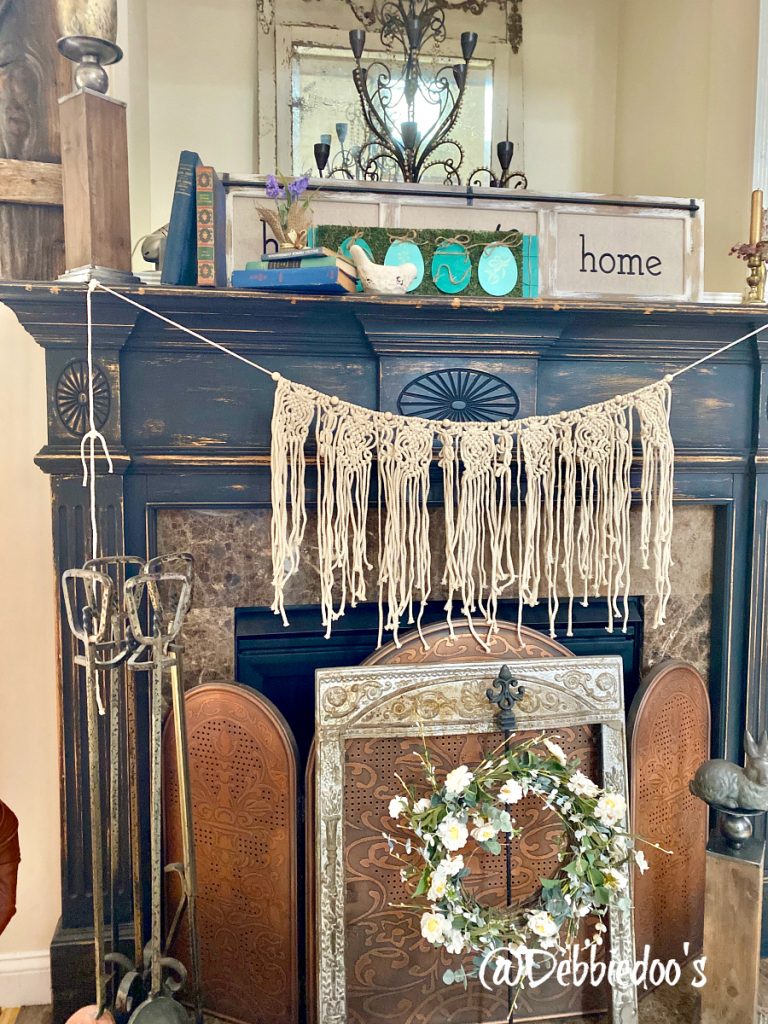 Spring mantel decorating ideas