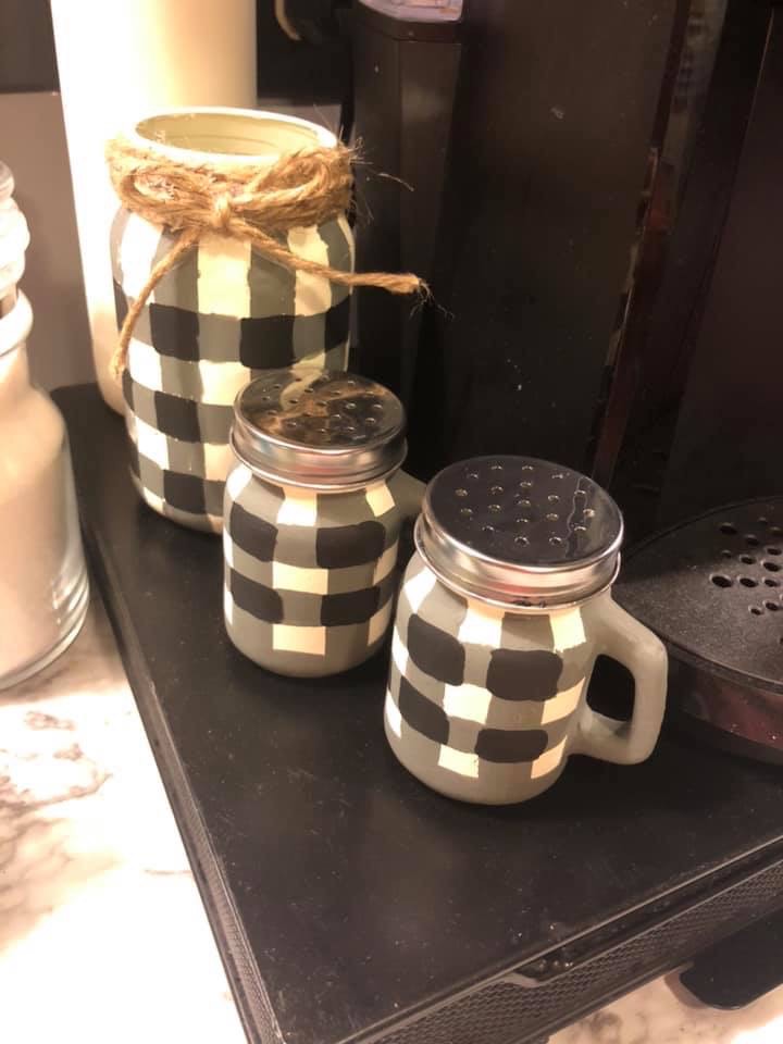 Dollar Tree Salt and Pepper Shaker Craft Ideas - Debbiedoos